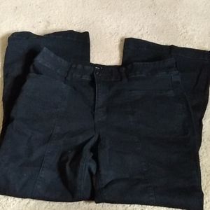 Maurices high rise black flare jeans 14 short